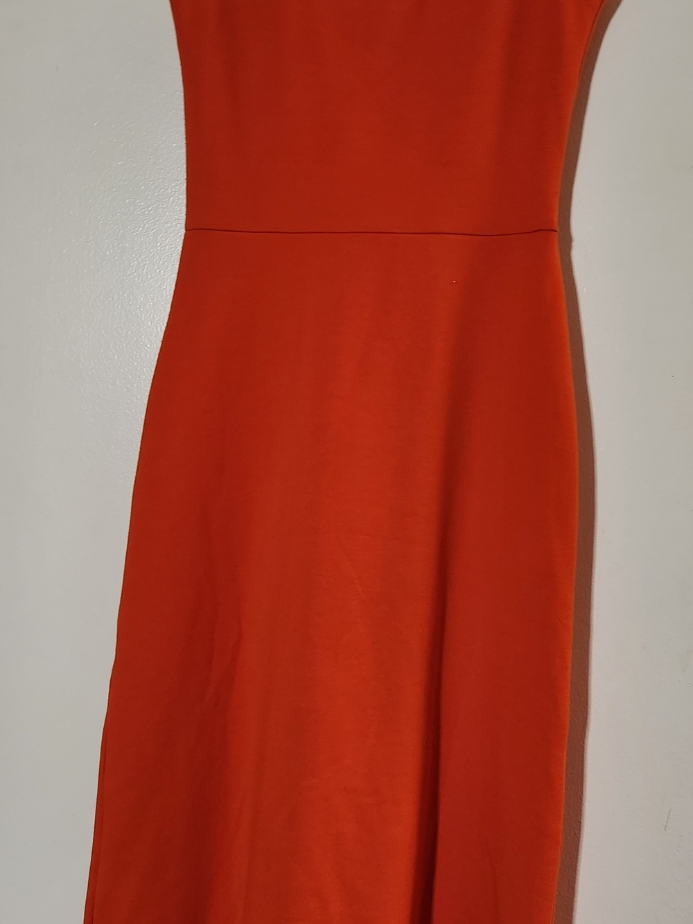 Sleeveless Maxi Dress in Bright Orange